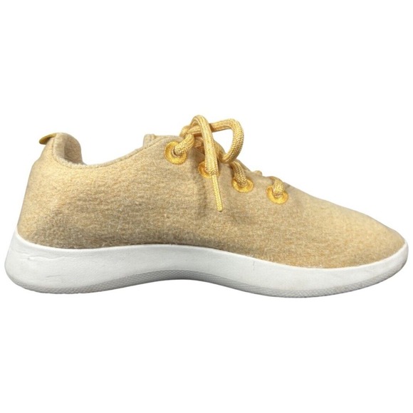 Allbirds Wool Runners Size 7 Turk Honey Yellow Lightweight Comfort Shoe Washable - Picture 6 of 10
